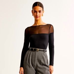 Never Worn Abercrombie Mesh sheer Bodysuit